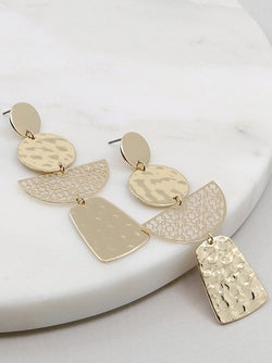 'Tina' Geometric Earrings