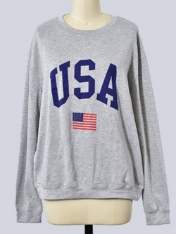 'Chelsea' USA Graphic Sweatshirt
