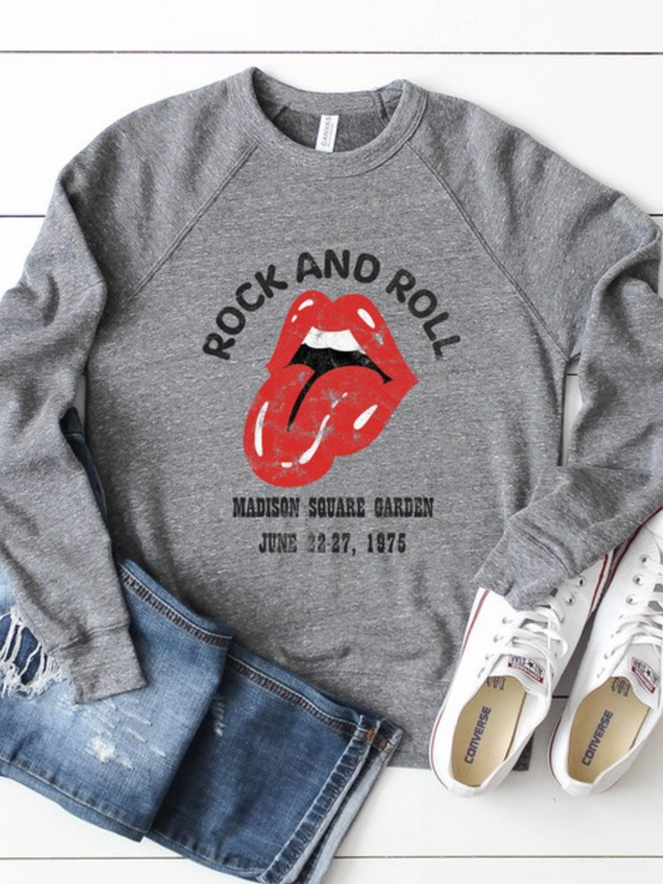 'Jolie' Graphic Band Sweatshirt