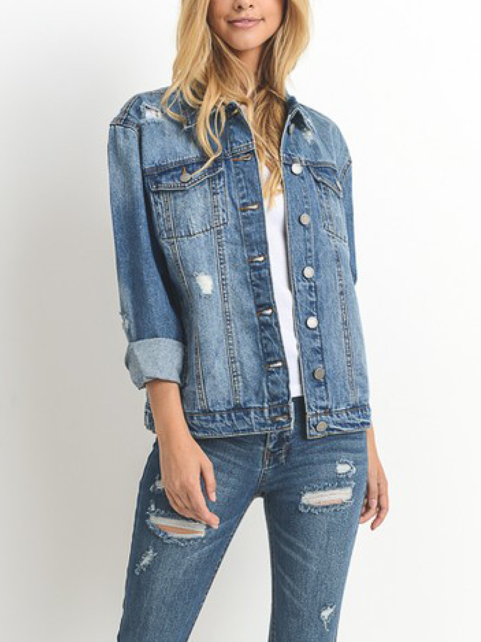 Eliza' Denim Jacket – Layla James