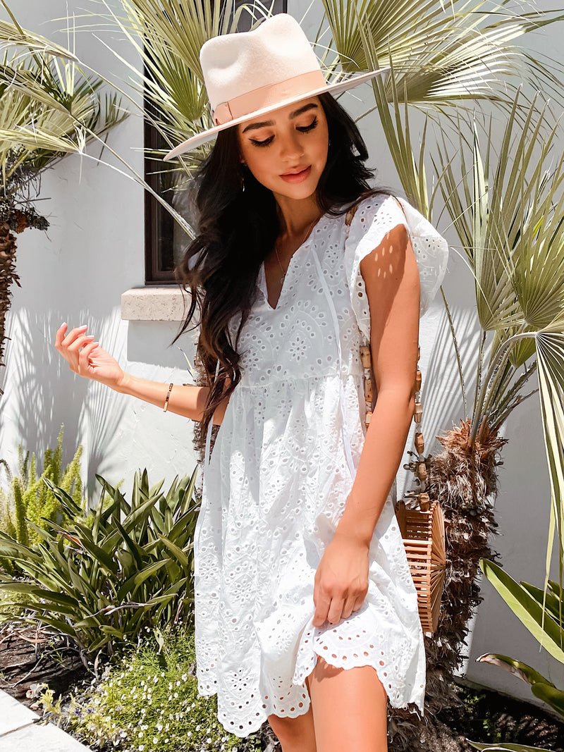 Celeste' Eyelet Cotton Lace Dress Layla James Celeste' Eyelet Cotton Lace Dress Layla James
